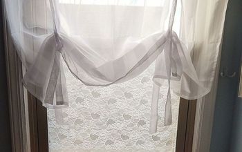 Lace Material on Window for Privacy(pinterest)
