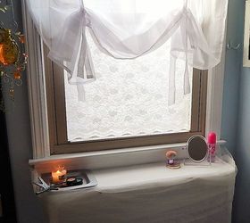 lace material on window for privacy pinterest