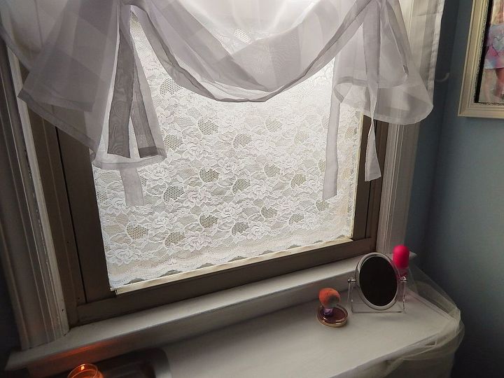 lace material on window for privacy pinterest