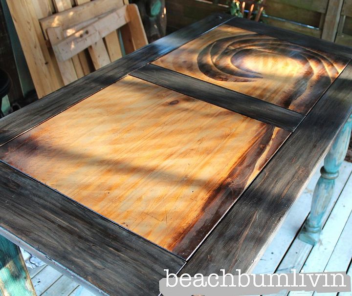 15 times stain stole the spotlight in a furniture flip, This shaded shoreline look