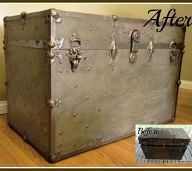 Rusted Vintage Trunk Makeover