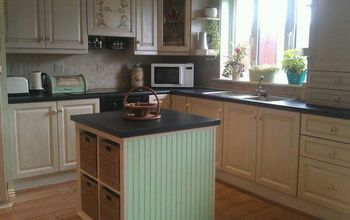Kitchen Island With IKEA Expedit Bookshelves