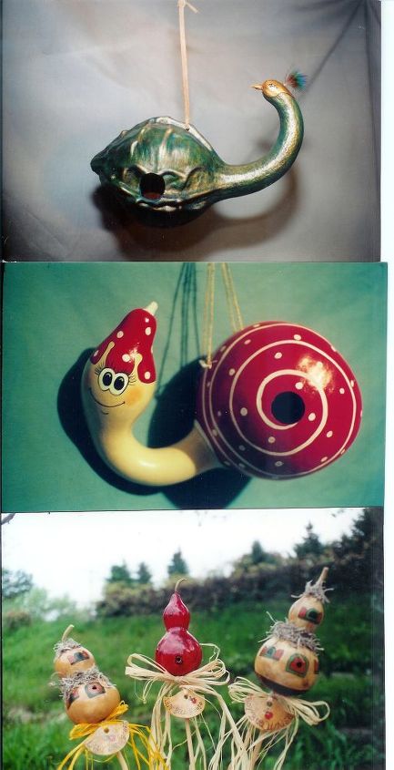 oh gourds, crafts, repurposing upcycling, Lady Snail