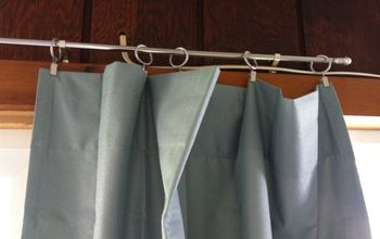 How to Hang Curtains When Normal Curtain Rods Won't Work