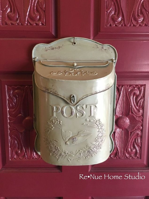 8 ways to style a vintage mailbox or postal tin, repurposing upcycling