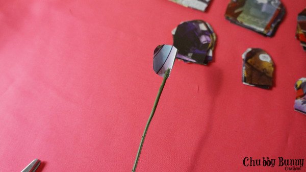 comic book flower, crafts, how to