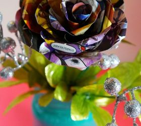 comic book flower, crafts, how to