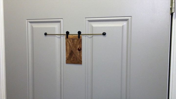 little barn door for home security, crafts, doors, home security, how to