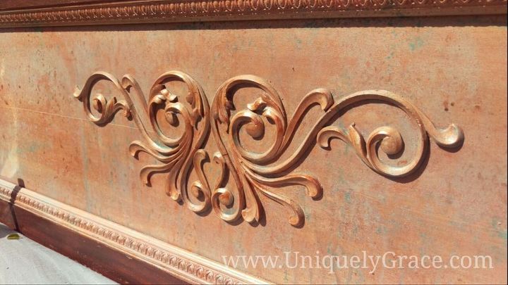 faux copper patina chalk paint to the rescue, chalk paint, painted furniture