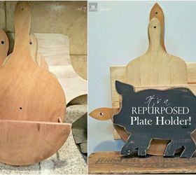repurposed vintage plate holder, chalkboard paint, crafts, diy, kitchen design, repurposing upcycling