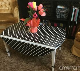 17 high end ways to use mod podge in your home, Give more pep to an old coffee table