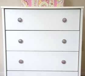 17 high end ways to use mod podge in your home, Coat ugly plastic knobs in shimmering glitter