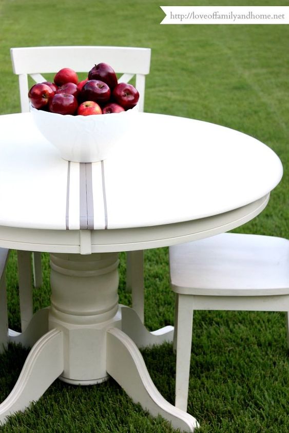 13 gorgeous ways to bring your worn kitchen table back to life, Use a pattern or image for your tabletop