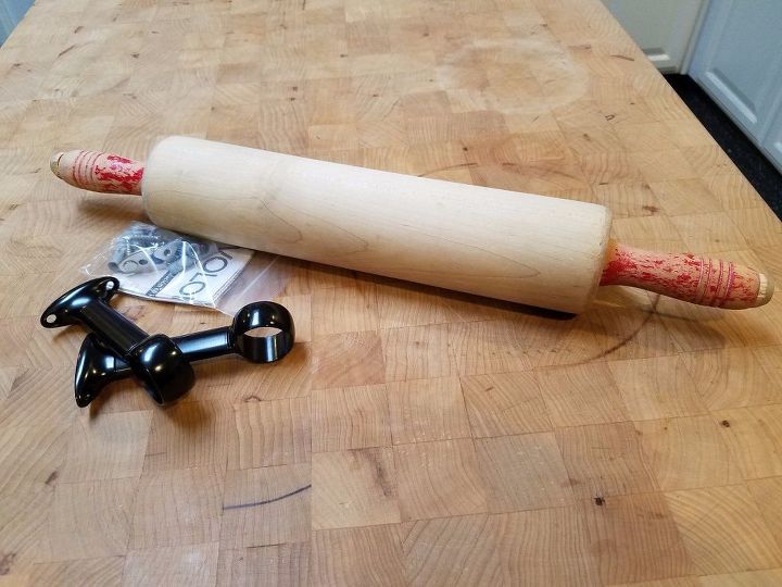 grandma s rolling pin gets a new purpose, dining room ideas, kitchen design, repurposing upcycling