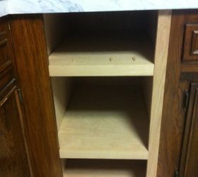 a pinterest inspired alternative to a dated trash compactor, diy, kitchen cabinets, kitchen design, repurposing upcycling