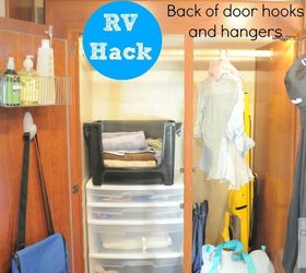 rv organizing and camping hacks, organizing, storage ideas