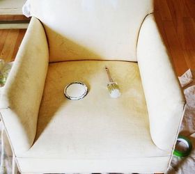 You CAN Paint a Vinyl Upholstered Chair!  With AS Chalk Paint