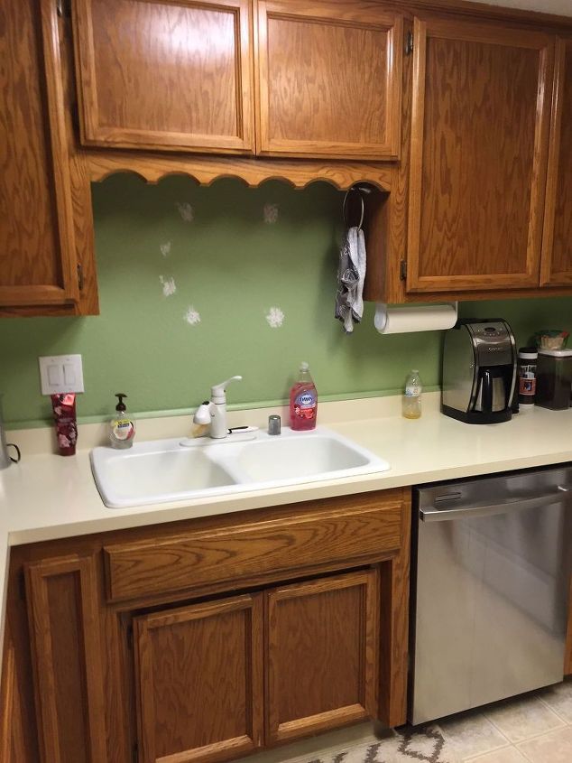 using vinyl smart tiles to update my kitchen, diy, kitchen backsplash, kitchen design, tiling