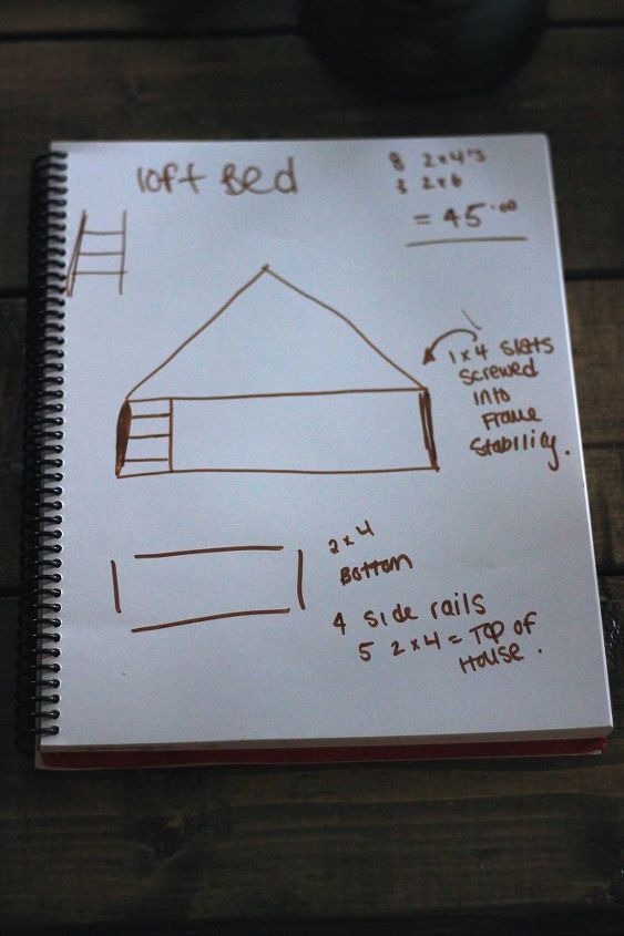 build a house bunk bed, bedroom ideas, diy, how to, painted furniture, rustic furniture, woodworking projects