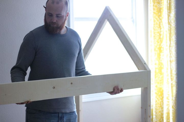 build a house bunk bed, bedroom ideas, diy, how to, painted furniture, rustic furniture, woodworking projects