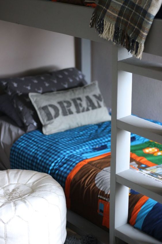 build a house bunk bed, bedroom ideas, diy, how to, painted furniture, rustic furniture, woodworking projects