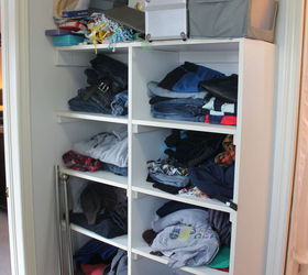 turn a messy walk in into an organized closet and dressing room, bedroom ideas, closet, organizing, storage ideas