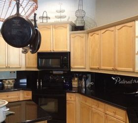 updating a tired kitchen by painting the cabinets, home decor, kitchen backsplash, kitchen cabinets, kitchen design, painting