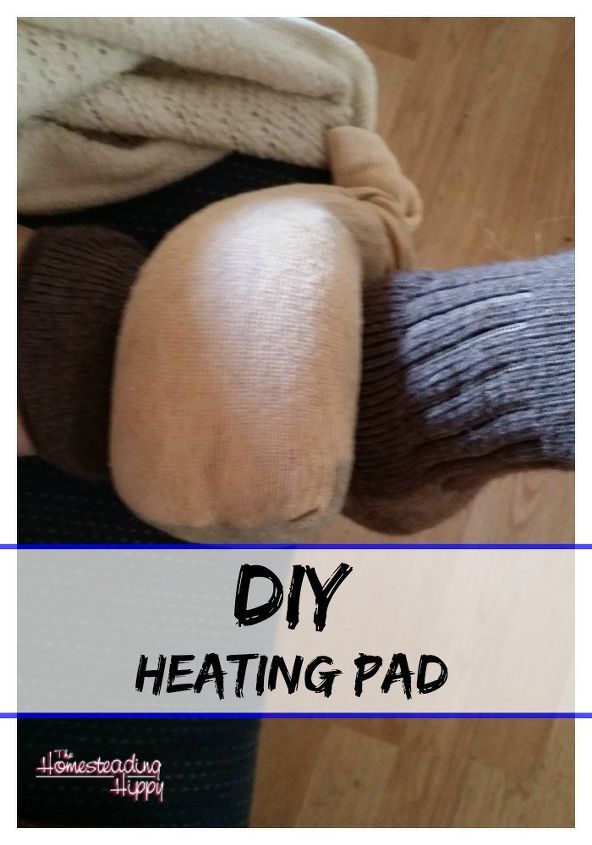 making your own heating pad, crafts