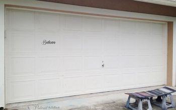 Faux Carriage Garage Door - Curb Appeal for Just a Few Bucks