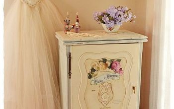From Sewing Machine Cabinet to Charming Vanity