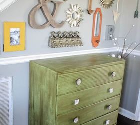 ugly green chest gets beautiful makeover, chalk paint, painted furniture