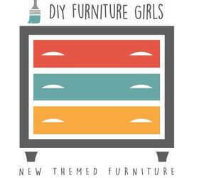 mid century desk makeover, painted furniture