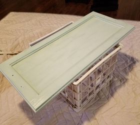the 1 cabinet tray, crafts, kitchen cabinets, repurposing upcycling, Using leftover paint No extra to spend