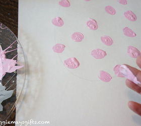 finger paint beautiful wall art, crafts, how to