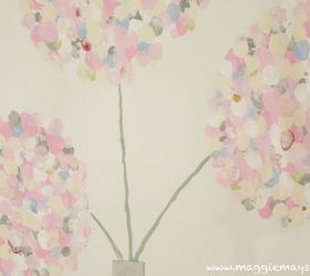 finger paint beautiful wall art, crafts, how to