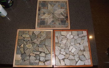  Trivets ou porta-vasos em mosaico