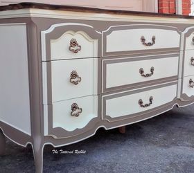 old dresser makeover, painted furniture