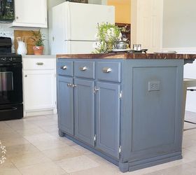How to Update a Builder-Grade Kitchen Island With Trim and Paint
