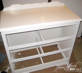 dresser turned tv stand trash to treasure, chalk paint, diy, painted furniture