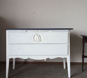 before and after a unique nautical dresser, painted furniture