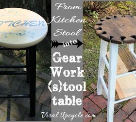 a little gear s tool table, diy, painted furniture, repurposing upcycling, tools