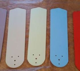 Upcycled Ceiling Fan Blades Hometalk