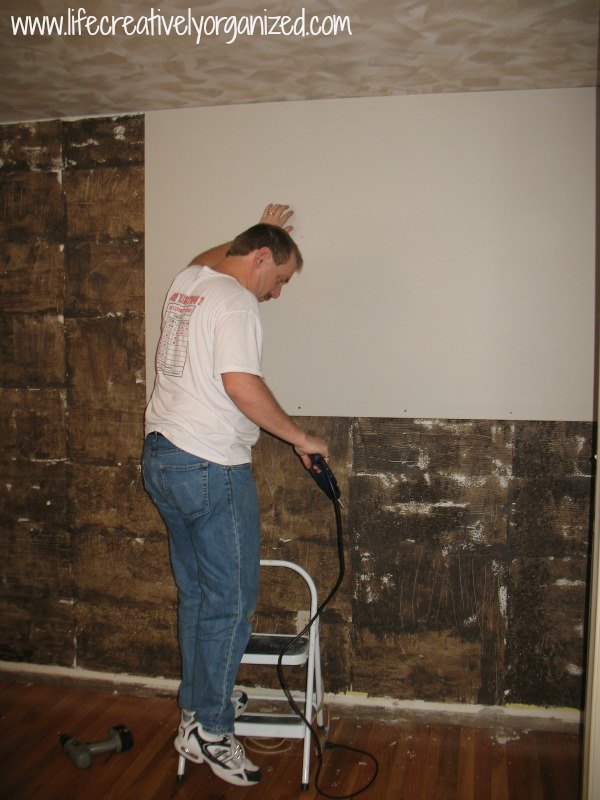 remove cork tiles from wall, diy, home maintenance repairs, tiling