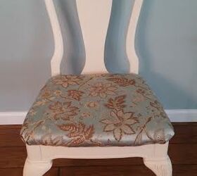 refurbished dining chairs, painted furniture, reupholster