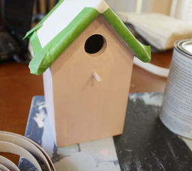 birdhouse flip, chalk paint, crafts