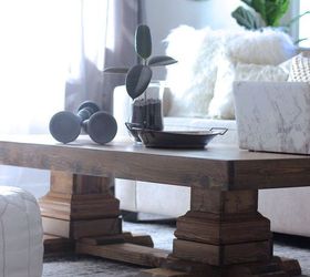 build an easy pedestal coffee table, diy, how to, rustic furniture, woodworking projects