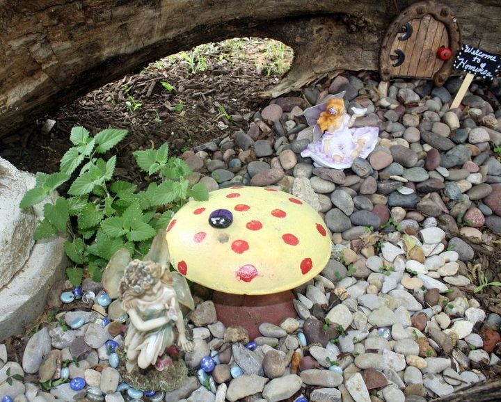 fairy garden at hawk s creek, crafts, gardening, HAVE TO HAVE A LOVELY TOADSTOOL