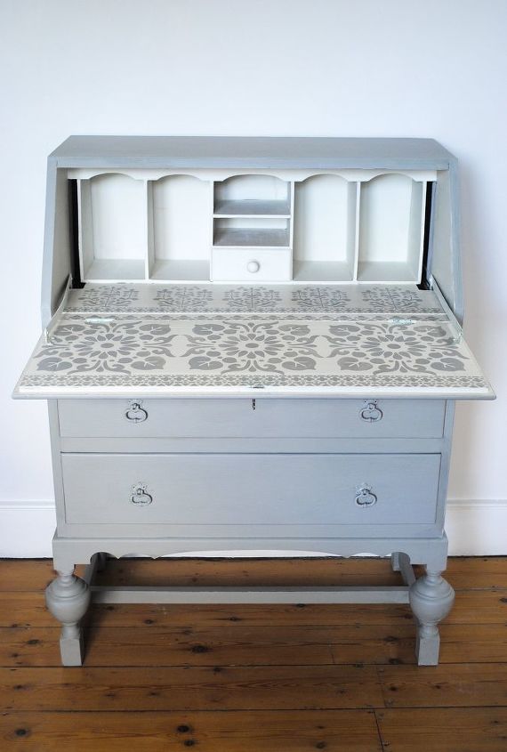 Vintage Writing Bureau Transformation | Hometalk