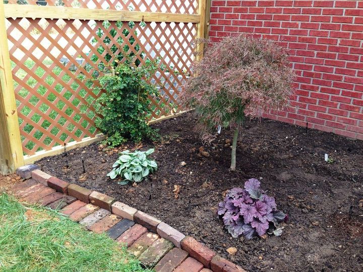 Backyard prayer garden