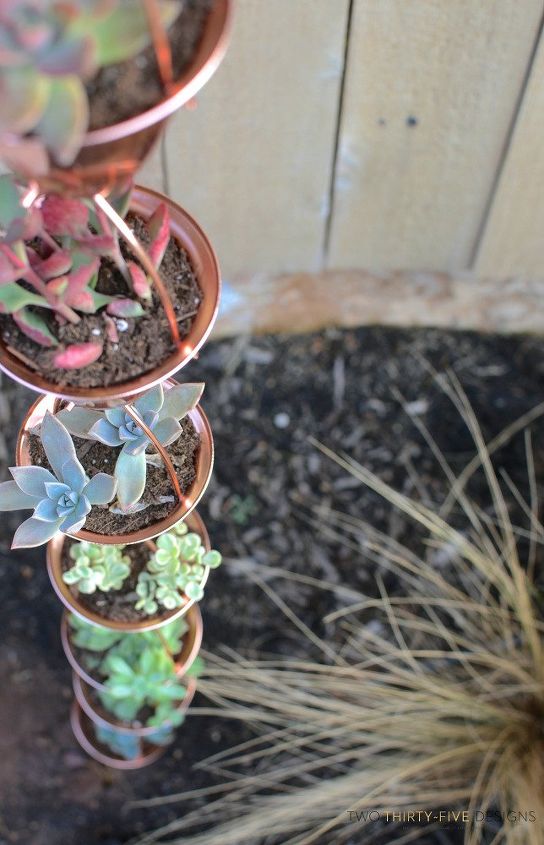 s the 15 tiniest succulent ideas we ve ever seen, flowers, gardening, succulents, A rain chain filled with itty bitty beauties